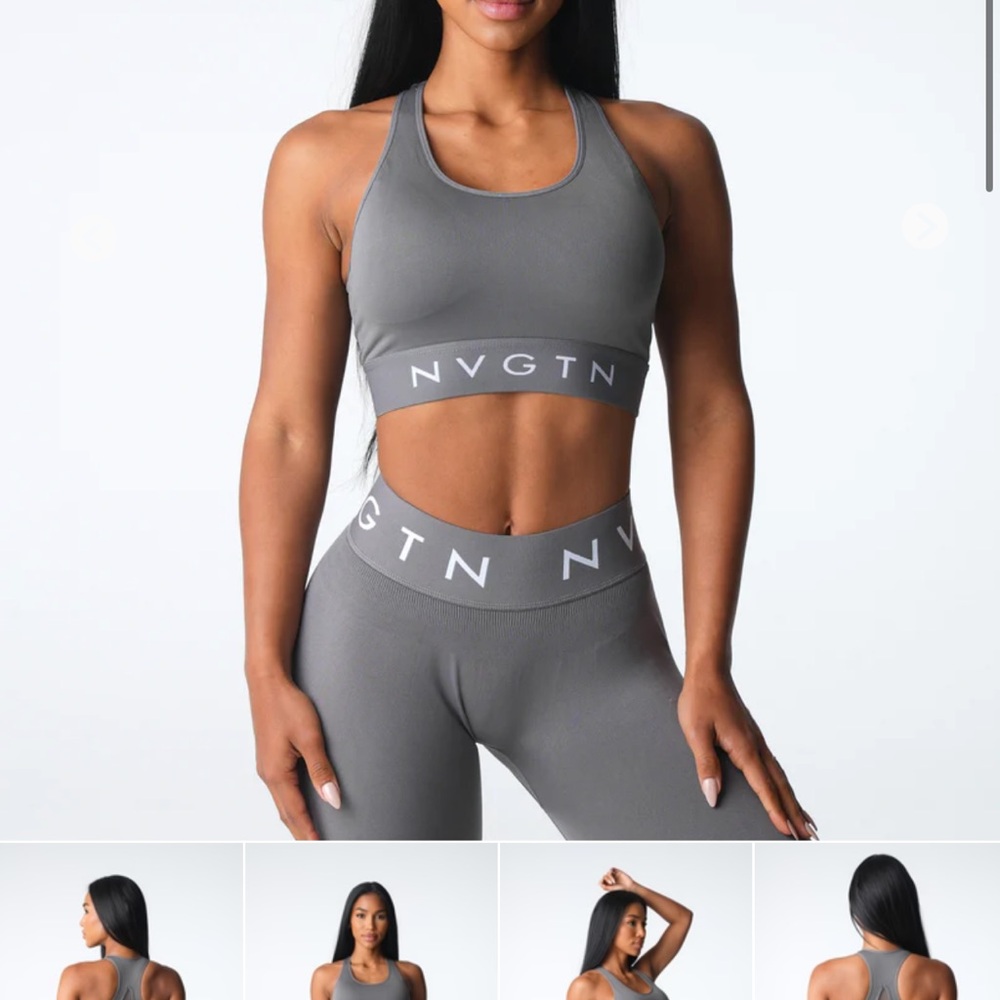 NVGTN Charcoal Legacy Sport Seamless Bra
